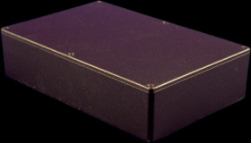 Aluminum die cast enclosure, (L x W x H) 222 x 146 x 51 mm, black (RAL 9005), IP54, 1550GBK