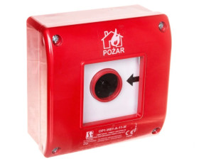 Przycisk ppoż. natynkowy 1Z 1R OP1-W01-A11-M