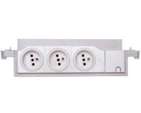 Przepust kablowy z potrójnym gniazdem zasilajacym Volta VZ00UPF