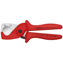 Obcinak do rur i węży ochronnych do 25mm PlastiCut KNIPEX 90 20 185