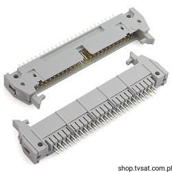 68710-205 Connector 2 x 25 Pin Latch Header THT BERG