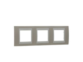 UNICA PLUS Ramka 3 potrójna pozioma róż piaskowy MGU6.006.567 SCHNEIDER ELECTRIC