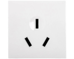 MOSAIC Gniazdo pojedyncze standard chinski 10A IP20 białe 572113