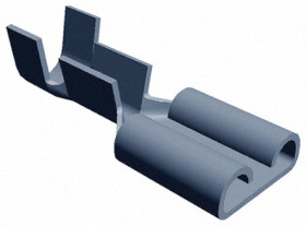 Konektor płaski Żeński 6.35 x 0.81mm długość 19mm Izolacja: Nieizolowane Cyna