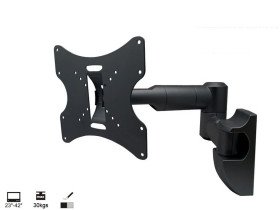 Uchwyt do telewizora lub monitora 23-42cale 30 kg uniwersalny czarny max VESA 200x200 MC-503AB