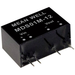 Mean Well MDS01M-12 DC/DC converter 1W 84mA 1 output medical use