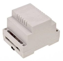 Obudowa DIN, 69.7 x 89.3 x 64.7mm, materiał: ABS, kolor: Jasnoszary, RS PRO