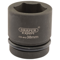 Draper Expert 05118 Expert 38mm 1&quot; Square Drive Hi-Torq&#xAE; 6 Point Impact Socket