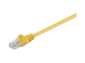 CAT 5e kabel krosowy, U/UTP, Żółty