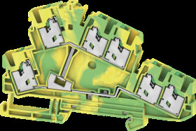 3093250000 Multi-tier protective conductor terminal block S2T SNAP IN, 2.5 