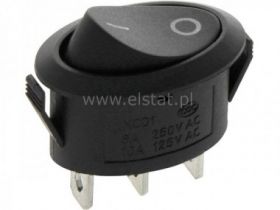 Przeł. kołys. 3A 250V ( typ 0 ); elipsa 3p