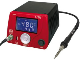 Stacja lutownicza, 1-wyjściowa, 220 → 240V, Typ F — wtyczka Schuko, typ G — brytyjski 3-stykowy, RS PRO