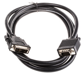 MONITOR CABLE DVI-VGA, 2M