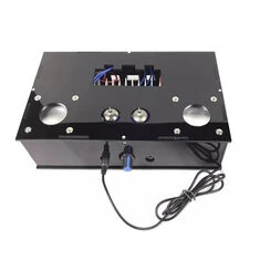 HIFI 6J1 Wzmacniacz lampowy Zestaw DIY Przezroczysta obudowa akrylowa Wysoka wierność dźwięku 105dB SNR Podwójne wsparcie 12V dl