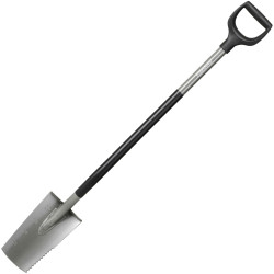 Fiskars 1066714 Spade 18 Cm Width D-Grip Handle Garden Hand Tool
