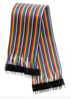 CAB_B(KOL30)_40 Przewody połączeniowe kolorowe /złącze męskie - złącze męskie/ - komplet 40 sztuk - długość ok 30cm