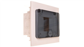 Rozdzielnica Modułowa 1X4 Podtynkowa Ip40 (Drzwi Transparentne) Golf Vf104td