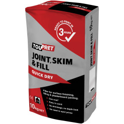 Toupret FGBJSR10GB Quick Dry Joint Skim &amp; Fill 10kg
