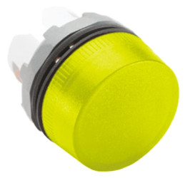 Światło kontrolne – reflektor, seria: CombiLine-Modular II, kolor: Żółty, otwór: 22mm, IP66, Montaż panelowy