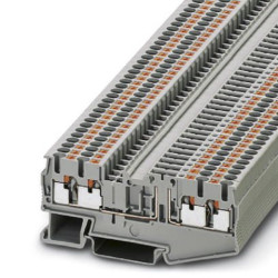 Listwa zaciskowa rozłączna Phoenix Contact poziomy: Pojedynczy 26 → 12AWGWciskane PT 2.5-QUATTRO-TG 20A 400 V