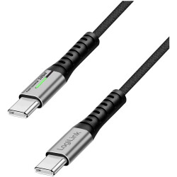 LogiLink CU0442 USB 3.2 Gen 2x2 C to C Cable 1m 20Gbps 240W 4K LED Black