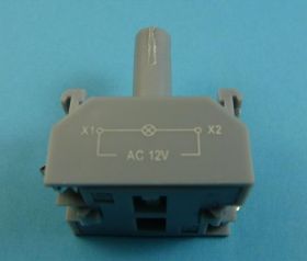 NYG2-L7 12VAC YELLOW LAMPKA LED DO PRZE