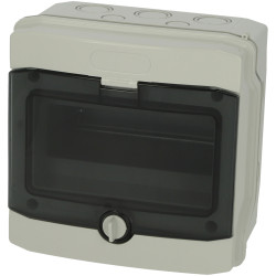 Fibox 7350002 MCE65 8M 202x120x201mm IP65 DIN Rail Polycarbonate Enclosure
