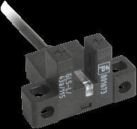 Fork light barrier, NPN, 5-24 VDC, cable, PVC 4x0.08 mm², 2 m, IP50, 801670