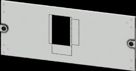 Aperture, rectangular, sheet steel, (W x H x D) 600 x 200 x 10 mm, light gray, 8PQ2020-6BA38