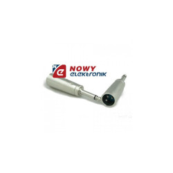 Przejście wt.6,3mono/wt.XLR 3P wt.XLR/wt.Jack 1/4" mono canon
