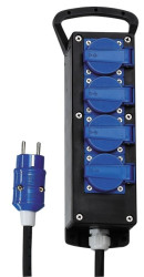 Rozdzielnica listwowa przenośna 4x16A 230V IP44 53739