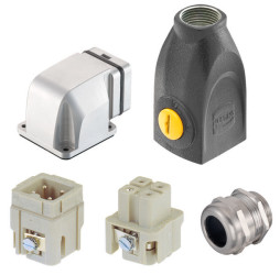 Harting 10220030002 Zestaw złączy męskich Łączna ilość styków: 3 + PE 1 szt.