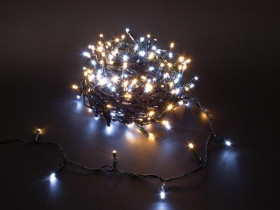 Velleman Duolight - 20 m - 300 LEDs - white and warm white - green cable - modulator - 24 v