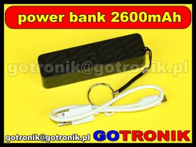 Akumulator / POWER BANK / 2600mAh / 5V