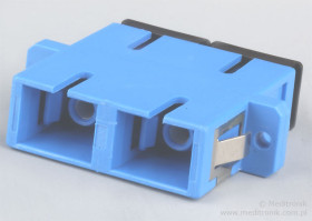 Adapter światłowodowy SC/UPC SM duplex jednomodowy