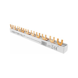 Szyna łączeniowa grzebieniowa PS/G 3-fazowa 10-modułowa 12mm2 80A DV-2626-PSG