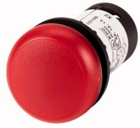 Eaton C22-L-R-24 Podświetlenie wskaźnika płaski czerwony 24 V DC/AC 1 szt.