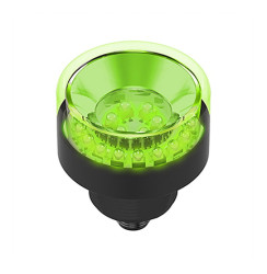 Sygnalizator 12 → 30 V dc Stroboskop Żółty Montaż na podstawie LED