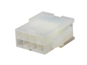 Obudowa złącza zagniatanego 8-pinowe 2-rzędowe raster: 4.2mm Molex Męski Montaż na panelu Mini-Fit 5558, 30490 Końcówki