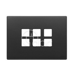 Ramka ozdobna 3Mx6 Flat, antracytowy szary, 22693.03