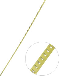 TRU COMPONENTS Listwa złączy do lutowania jednorzędowo Ilość pinów 100 epoksyd (D x S x W) 620 x 9 x 1.5 mm 1 szt.