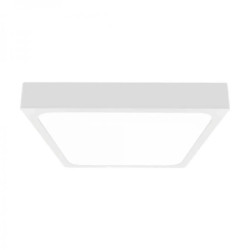 Plafoniera LED 18W 1800lm 6500K IP44 Kwadrat fi225 Mleczny Biała Ramka 7626