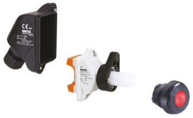 Przycisk SPST, montaż panelowy Bartec