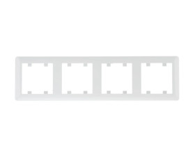 Lumina Soul Ramka poczwórna pionowa biała WL5140