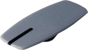 Front cap, with line, dust gray, KKS, for rotary knobs size 31, A5031108