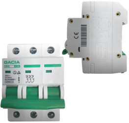 Bezpiecznik Wyłącznik Nadprądowy Nadmiarowo Prądowy C 3P 20A 6kA 3faz Gacia