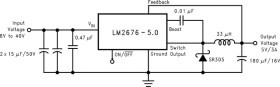 SIMPLE SWITCHER® 8V to 40V, 3A Low Component Count Step-Down Regulator