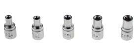 Zestaw nasadek rozmiar napędu 1/4 cala elementy: 5 RS PRO typ napędu Kwadratowy