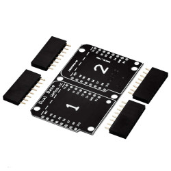 Dual Base Shield PCB Board for D1 Mini Nodemcu ESP8266