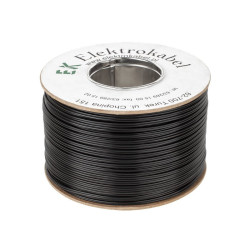 Przewód głośnikowy 2x1,0 Czarny SMYp